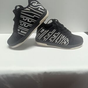 Heelys Black and White Skate Shoes